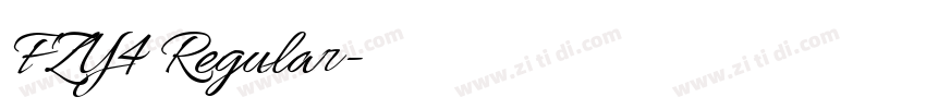FZY4 Regular字体转换